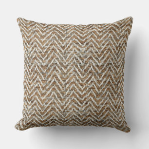 Cojín Decorativo Moda mocha mousse crema chevron