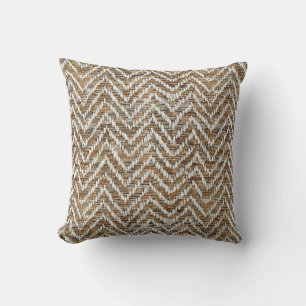 Cojín Decorativo Moda mocha mousse crema chevron