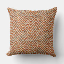 Moda naranja crema chevron
