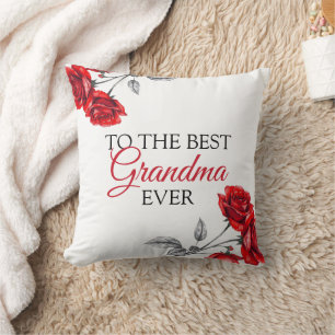 Cojín Decorativo Moda Roses Roses Roses Mejor Abuela
