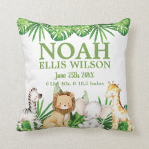 Moda Safari Jungle Animales Greenery Boy Nursery