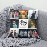 Cojín Decorativo Moda simple Collage de fotos de corazón mejor abue<br><div class="desc">Añade un toque de amor con nuestro simple Collage de fotos de corazón de Moda mejor Cojín decorativo de la abuela. Esta encantadora almohada tira la encantadora cita "La mejor abuela de todos los tiempos" con un dulce ícono de corazón rosado a su lado. Personalízalo aún más agregando los nombres...</div>
