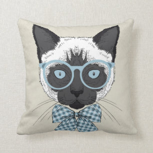 Cojín Decorativo Moda Smart del gato siamés