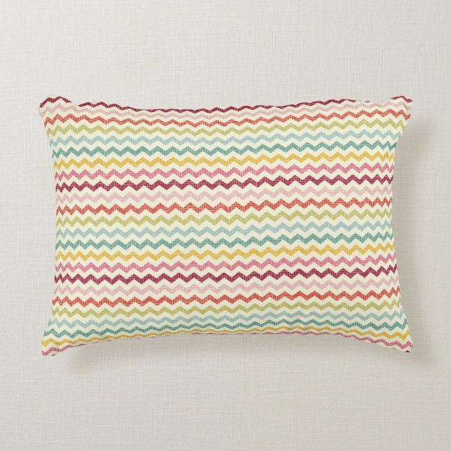 Cojín Decorativo Modelo 4 de Chevron (Anverso)