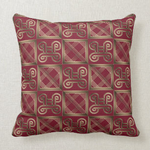 Cojín Decorativo Modelo africano étnico con los simbols de Adinkra