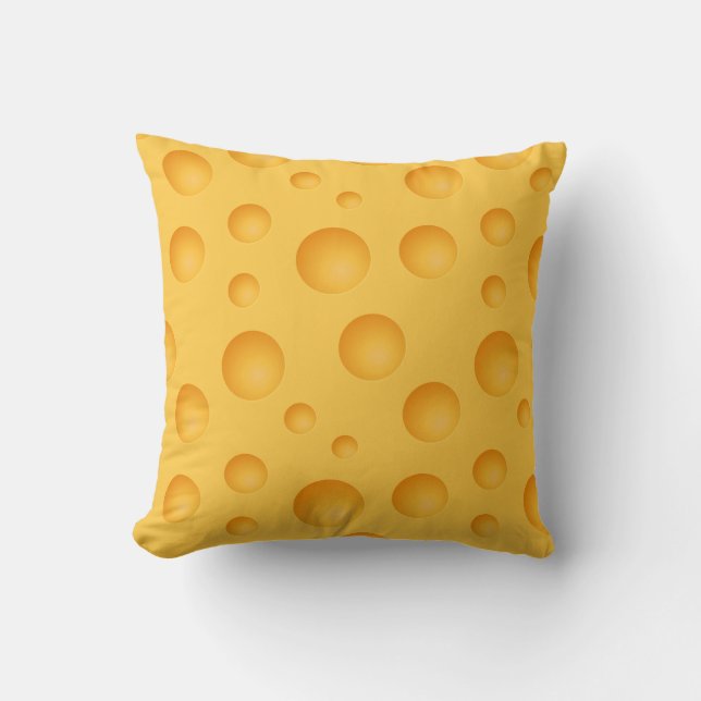 Cojín Decorativo Modelo amarillo del queso (Anverso)