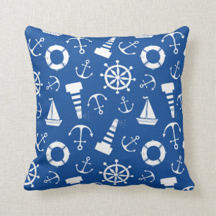 Cojín Decorativo Modelo azul del mar