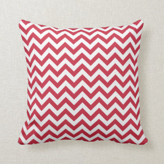 Cojín Decorativo Modelo blanco rojo de Chevron