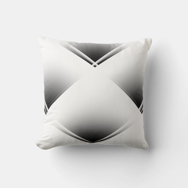 Cojín Decorativo Modelo blanco y negro (Anverso)