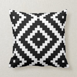 Cojín Decorativo Modelo blanco y negro del juego