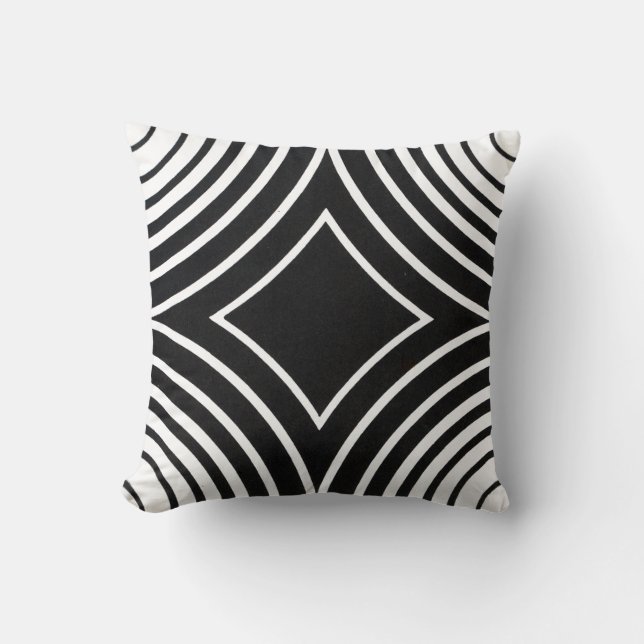 Cojín Decorativo Modelo blanco y negro Pilllow (Anverso)