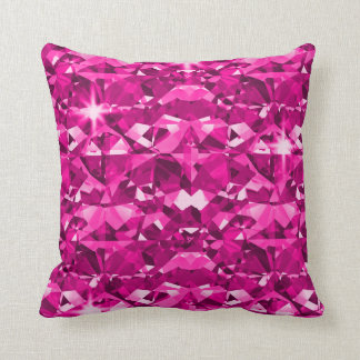 Cojín Decorativo Modelo bonito perfecto rosado de los diamantes