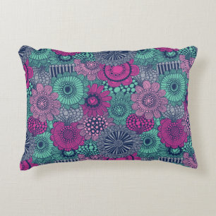 Cojín Decorativo Modelo brillante elegante de flores magníficas