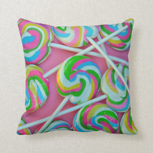 Cojín Decorativo Modelo colorido de los lollipops