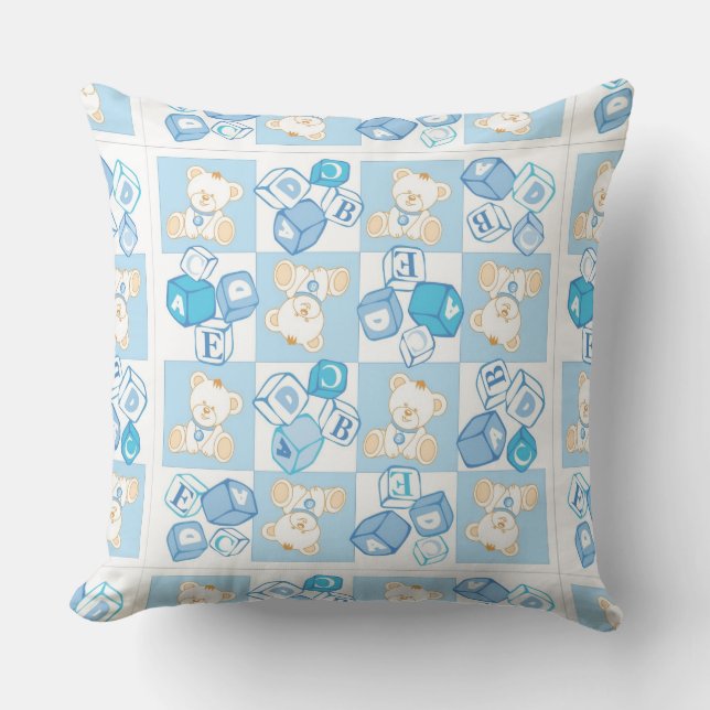 Cojín Decorativo Modelo comprobado del oso de peluche (Anverso)