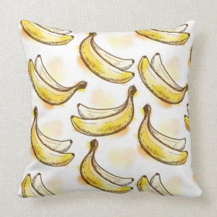 Cojín Decorativo Modelo con el plátano