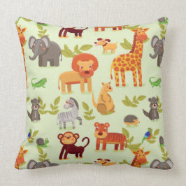 Cojín Decorativo Modelo con los animales del dibujo animado
