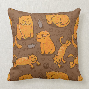Cojín Decorativo Modelo con los gatos