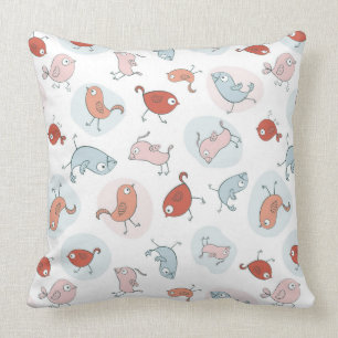 Cojín Decorativo modelo con los pájaros del dibujo animado