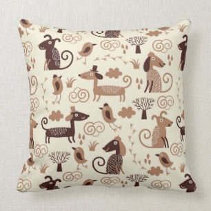 Cojín Decorativo modelo con los perros lindos