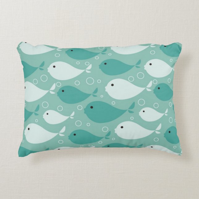 Cojín Decorativo modelo con los pescados (Anverso)