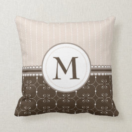 Cojín Decorativo Modelo de encargo beige poner crema elegante del