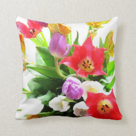 Cojín Decorativo Modelo de flores del tulipán