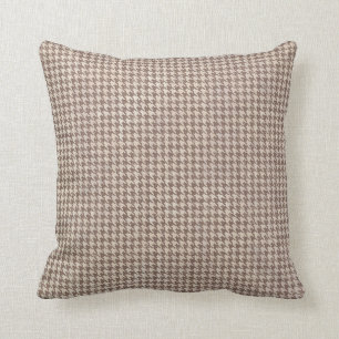 Cojín Decorativo Modelo de Houndstooth Brown