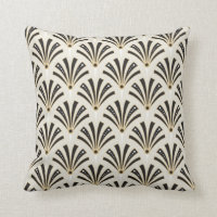 Modelo de la fan del art déco en la crema 2