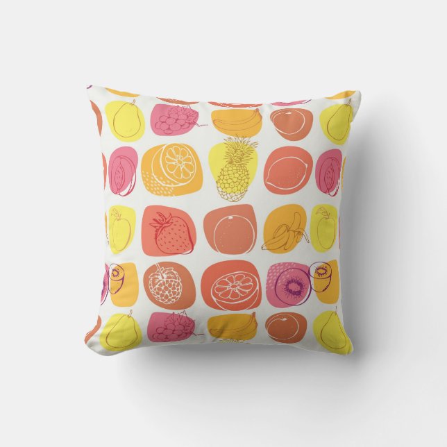 Cojín Decorativo Modelo de la fruta (Anverso)
