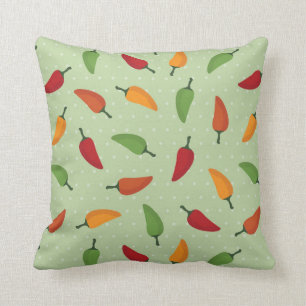 Cojín Decorativo Modelo de la pimienta de chiles