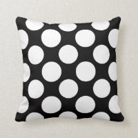 Modelo de lunares blanco negro moderno