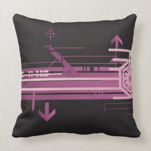 Cojín Decorativo Modelo de semitono técnico