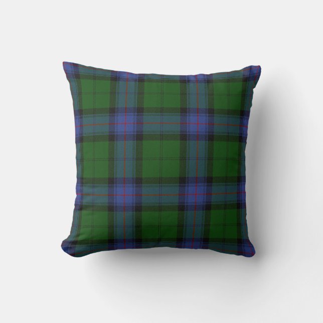 Cojín Decorativo Modelo de traza escocesa Armstrong Clan Tartan (Anverso)
