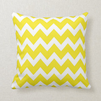 Cojín Decorativo Modelo de zigzag AMARILLO retro