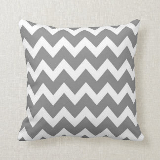 Cojín Decorativo Modelo de zigzag GRIS retro