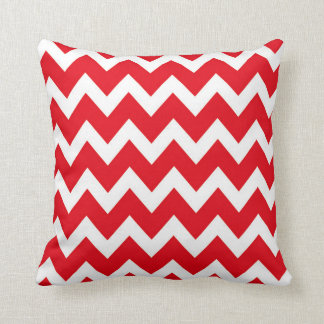 Cojín Decorativo Modelo de zigzag ROJO retro