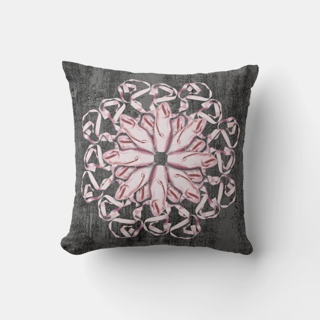 Cojín Decorativo Modelo del ballet (rosa) (Anverso)