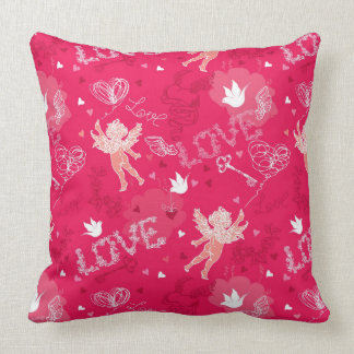 Cojín Decorativo Modelo del el día de San Valentín con el Cupid