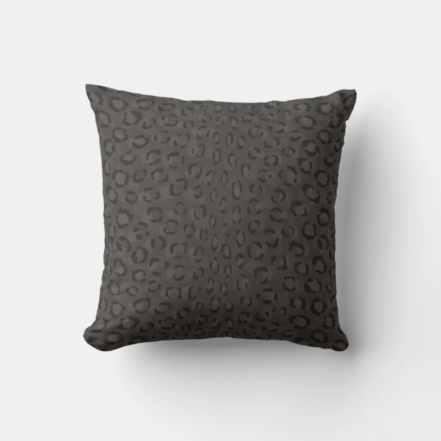 Cojín Decorativo Modelo gris oscuro elegante moderno de la (Anverso)