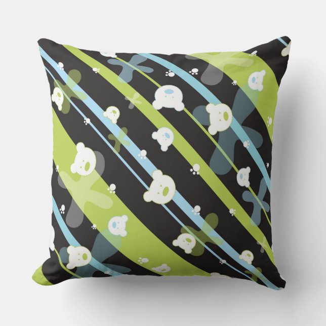 Cojín Decorativo Modelo lindo con pocos osos (Anverso)