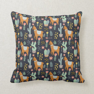 Cojín Decorativo Modelo lindo de las alpacas