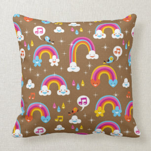 Cojín Decorativo modelo lindo de los arco iris