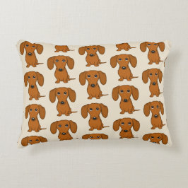Cojín Decorativo Modelo lindo de los Dachshunds