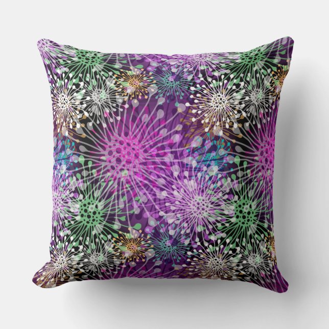 Cojín Decorativo Modelo manchado vivo (Anverso)