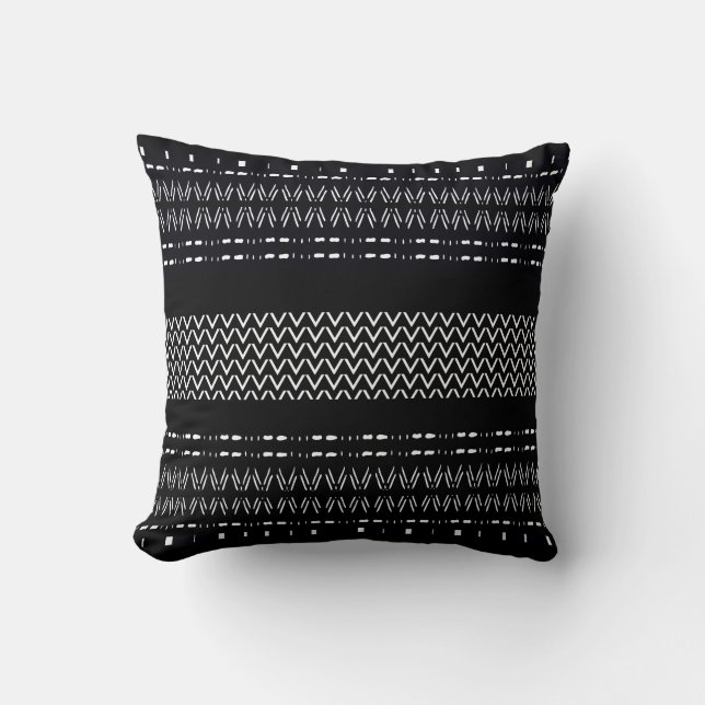Cojín Decorativo Modelo moderno de Mudcloth (Anverso)