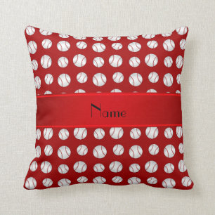 Cojín Decorativo Modelo rojo conocido personalizado de los