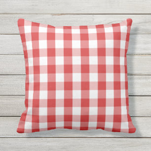 Cojín Decorativo Modelo rojo elegante de la guinga