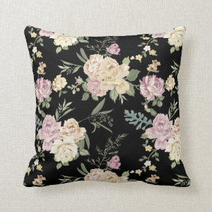 Cojín Decorativo Modelo rosado pasado de moda de la zaraza de los