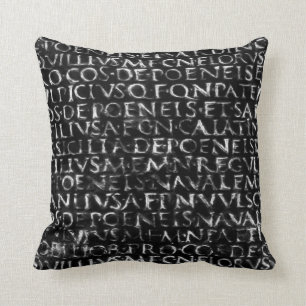 Cojín Decorativo Modelo tipográfico romano antiguo